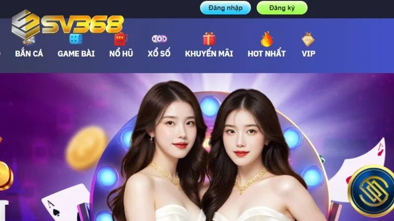 Giao diện Đăng ký SV368 tại trang chủ website