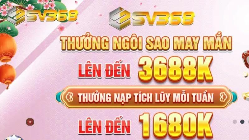 Khuyến mãi SV368 đem lại nhiều phần quà hấp dẫn cho hội viên