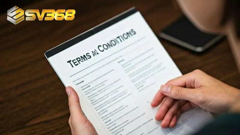 Tìm hiểu về các điều khoản và điều kiện tại sân chơi uy tín hàng đầu SV368
